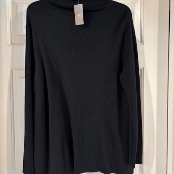 J.Jill (NWT) black sweater, long sleeve- 1X - Picture 2 of 3
